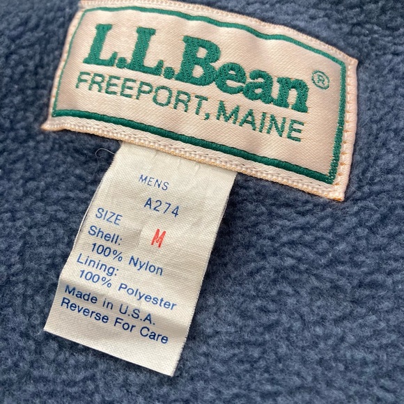 Vintage Made USA L.L. Bean Vest - M - Picture 5 of 7